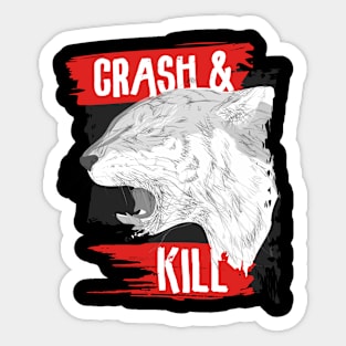 Crash & Kill Sticker